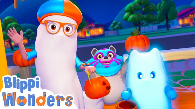 Blipp's Guide To Treating-or-Treating! 🎃🍬 Halloween Cartoons | Blippi Cartoon Videos for Kids
