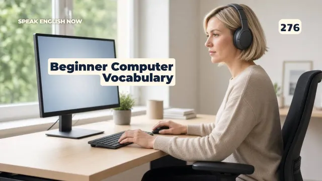 276 Learn Basic Computer Words in English for Beginners