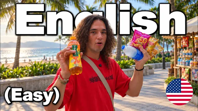 I Went Out for Snacks. You Get an English Lesson | Slow English Vlog