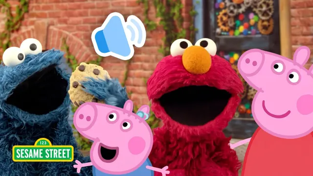 What’s That Sound with Elmo & Peppa Pig! 🔊 | Sesame Street & Peppa Pig