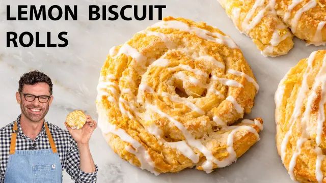 Meyer Lemon Biscuit Rolls