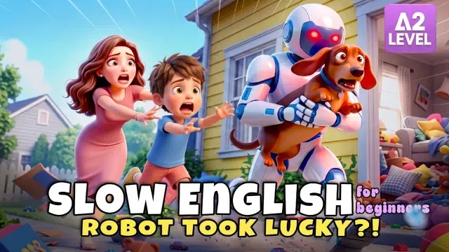 When a Smart Robot Causes Big Trouble for Us! I Easy English Listening for Beginners (A1–A2)