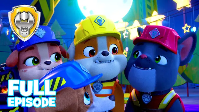 Rubble & Crew: The Crew Builds a Campsite | Full Episode | PAW Patrol