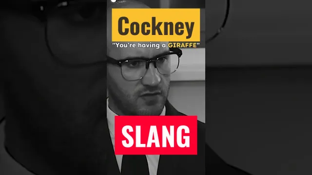 Cockney rhyming slang is ridiculous