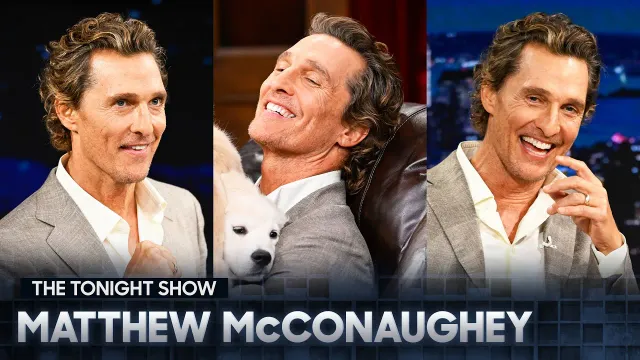 Matthew McConaughey Addresses Woody Harrelson Brothers Rumor; Plays Pup Quiz with Alix Earle