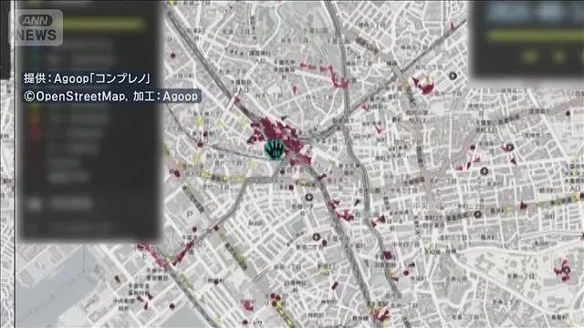 終電後に線路沿いを歩く人たち 千葉豪雨　位置情報から分析(2026年9月14日)