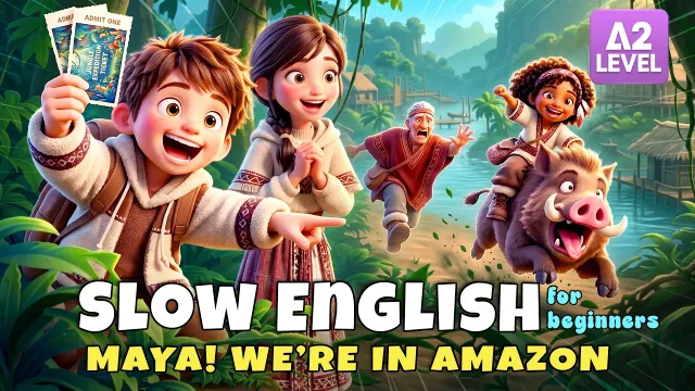 Our First Trip to the Amazon... What Will We Find?! I Slow English Story (A2)