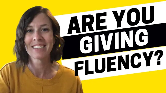 2704 - Are You Giving Fluency?