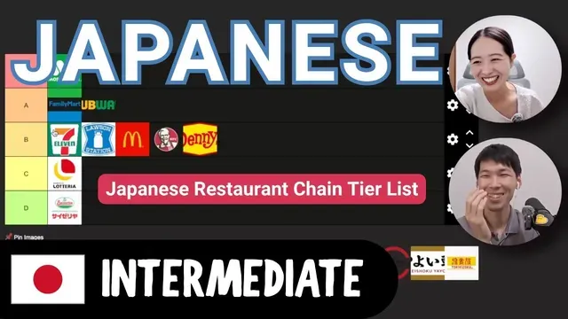 Japanese Restaurant Chain Tier List | Intermediate Japanese Comprehensible Input (CI)