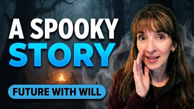 Easy English Grammar with a Ghost Story! 👻 Future with WILL