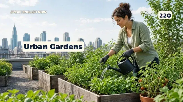 220 Urban Gardens in English