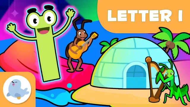 Letter I 🦎🎵 The New Smile and Learn ABCs