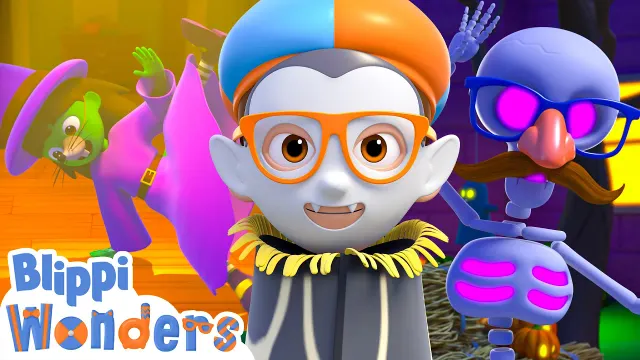 Get The Halloween Party Started 👻 What's The BEST Blippi Halloween Song? 🎃 Blippi Cartoon Videos