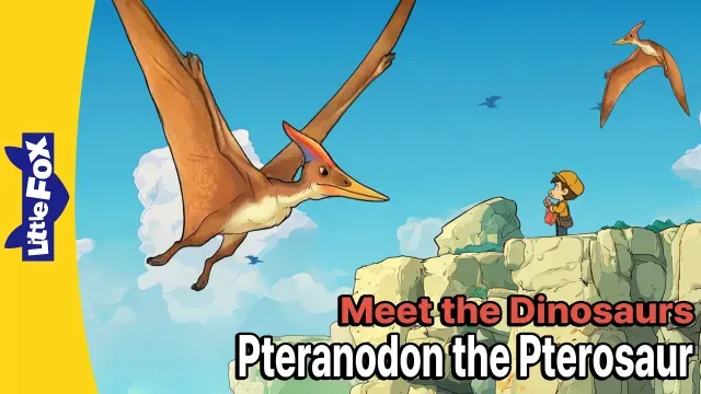 Is Pteranodon Really a Dinosaur? | Meet the Dinosaurs | Learn English for Kids | Little Fox