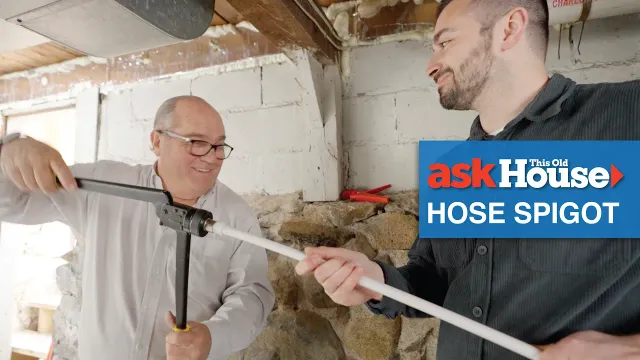How to Add a Hose Spigot with PEX | Ask This Old House