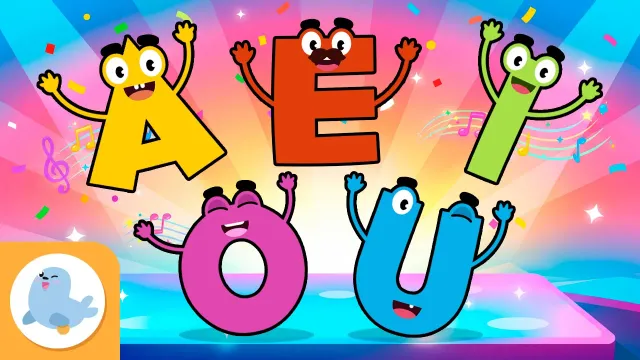VOWELS for Kids 🚀 A, E, I, O, U: Sounds, Words, Writing, and Songs 🎶