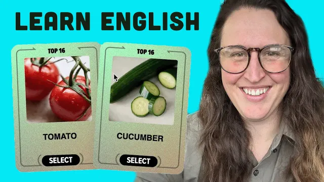 🟡 Slow English for Beginners - Vegetables (EASY Comprehensible Input)