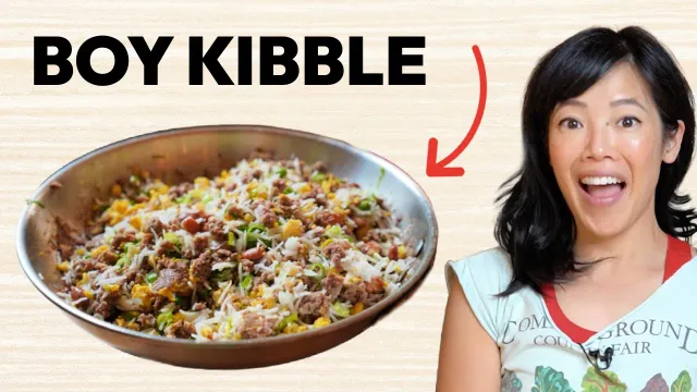 Cheap 10-minute Meals | Boy Kibble vs. Girl Dinner