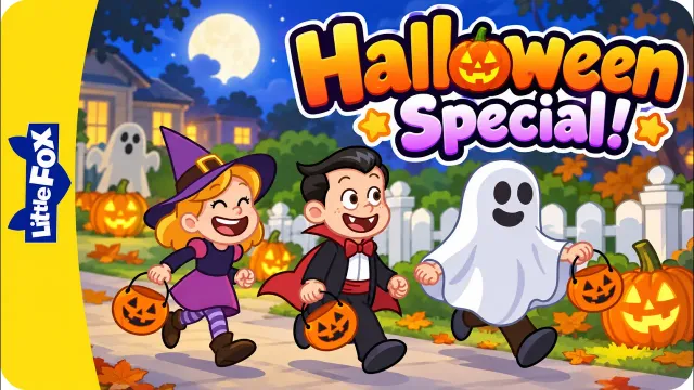 Halloween Special!  Spooky Stories & Fun Halloween Songs for Kids | Little Fox
