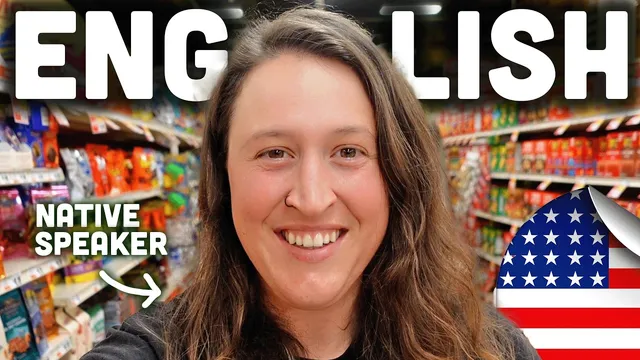 🟡 Real-Life American English at the Grocery Store! (English Comprehensible Input)