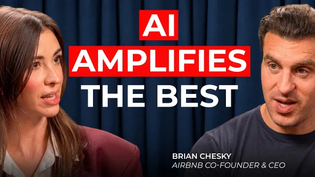 $95B Airbnb CEO: The Gap Between AI Builders and Everyone Else Is Growing