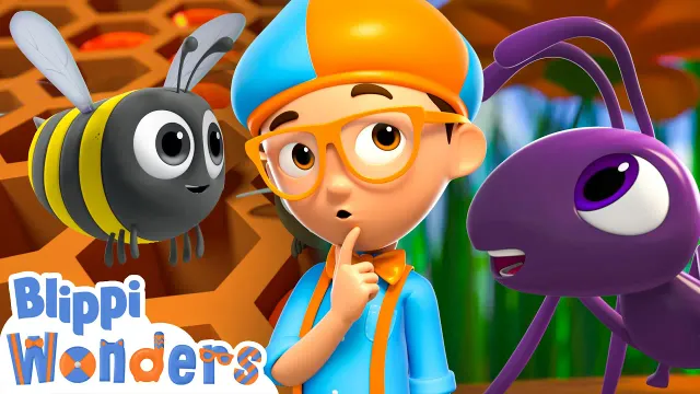 Bee's vs Ants 🐝 What's Blippi's Favorite Insect? 🐜 Blippi Cartoons