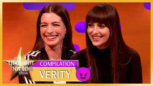 Anne Hathaway & Dakota Johnson Bring Us Verity! | The Graham Norton Show
