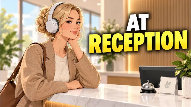 Real-Life English Practice for Talking to a Receptionist