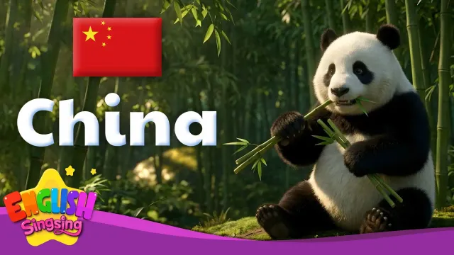 🌍China: Capital, Flag, Landmark & Culture - World Vocab for Kids