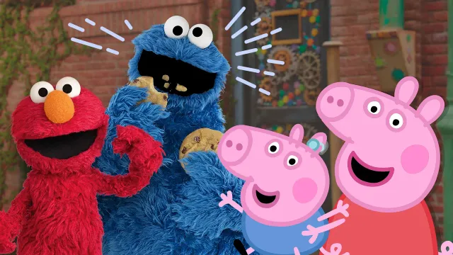 Elmo Helps Peppa Pig & George Pig EXPLORE the SOUNDS of Sesame Street! 🐽 | Peppa Pig x Sesame Street