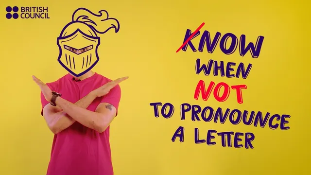 How to know when a letter is silent in English – a Mini English Lesson