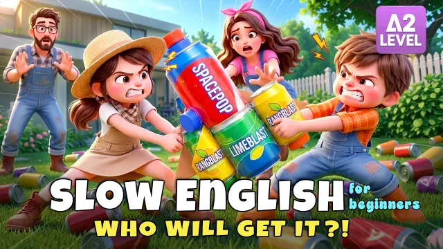 Maya or Leo?... Who Will Win the Plastic Bottle Battle?! I Slow English Story (A2)
