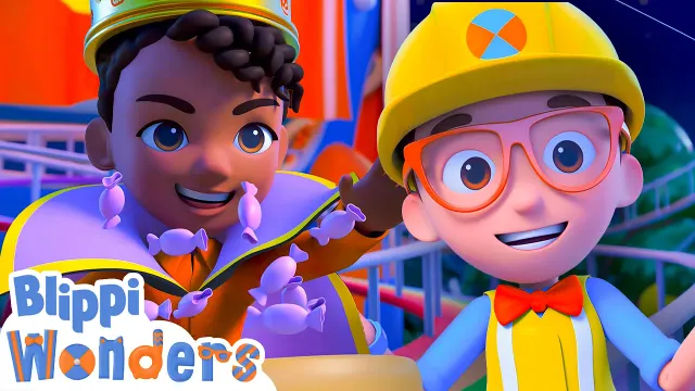 Blippi and Meekah's Halloween Hideout Song 🎶 Halloween Cartoons | Blippi Cartoon Videos for Kids