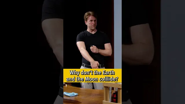 What stops the Moon from colliding with the Earth? A physicist explains #space #newton #physics