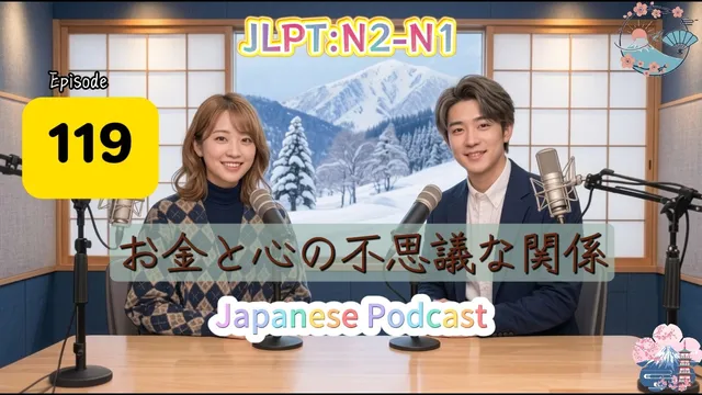 お金と心の不思議な関係 | Saving Gives Peace, Spending Gives Fear | Japanese podcast