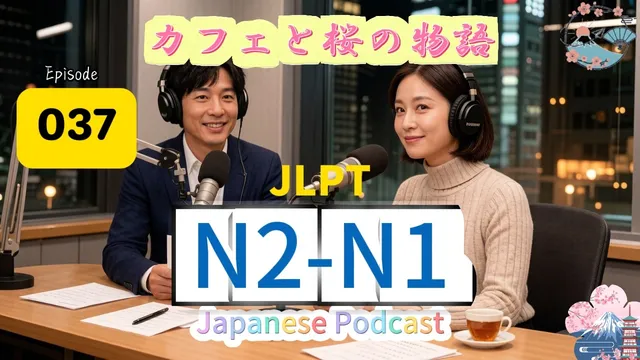 EP037(N2-N1)| Cafés and the Quiet Beauty of Spring | カフェと桜の物語