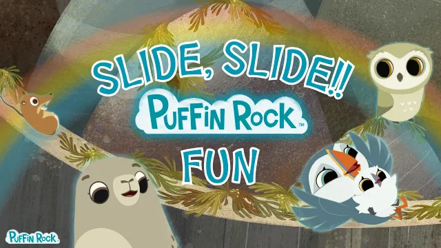 Slide, Slide, Fun on Puffin Rock! 🎉🛝 | Playtime Compilation