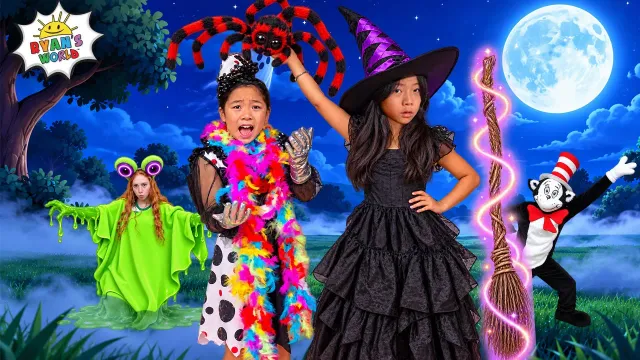 EMMA AND KATE HALLOWEEN Fashion Show!